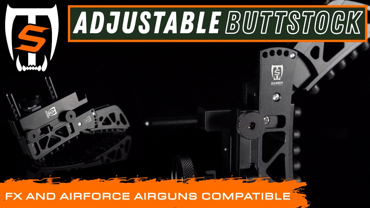 Precision Starts at the Shoulder: Why the Saber Tactical Buttstock is a Must-Have for FX Impact and AirForce Airguns