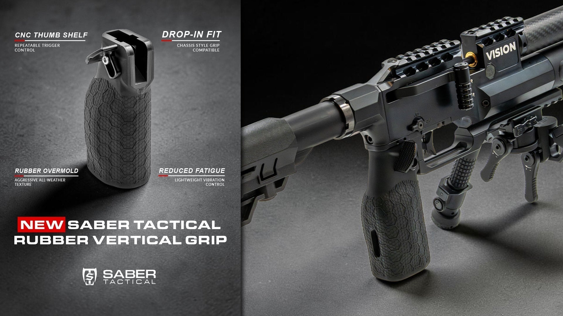 My Experience with the Saber Tactical Vertical Grip + New Rubberized Edition