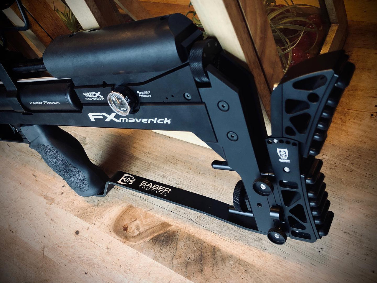 Saber Tactical Adjustable Buttstock ST0009