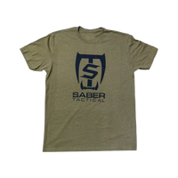 Thumbnail for Saber Tactical Black Logo/Green Short-Sleeve T-Shirt