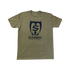 Saber Tactical Black Logo/Green Short-Sleeve T-Shirt