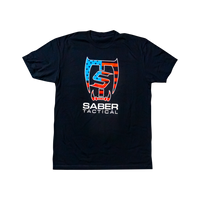 Thumbnail for Saber Tactical American Flag/Black Short-Sleeve T-Shirt