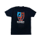 Saber Tactical American Flag/Black Short-Sleeve T-Shirt
