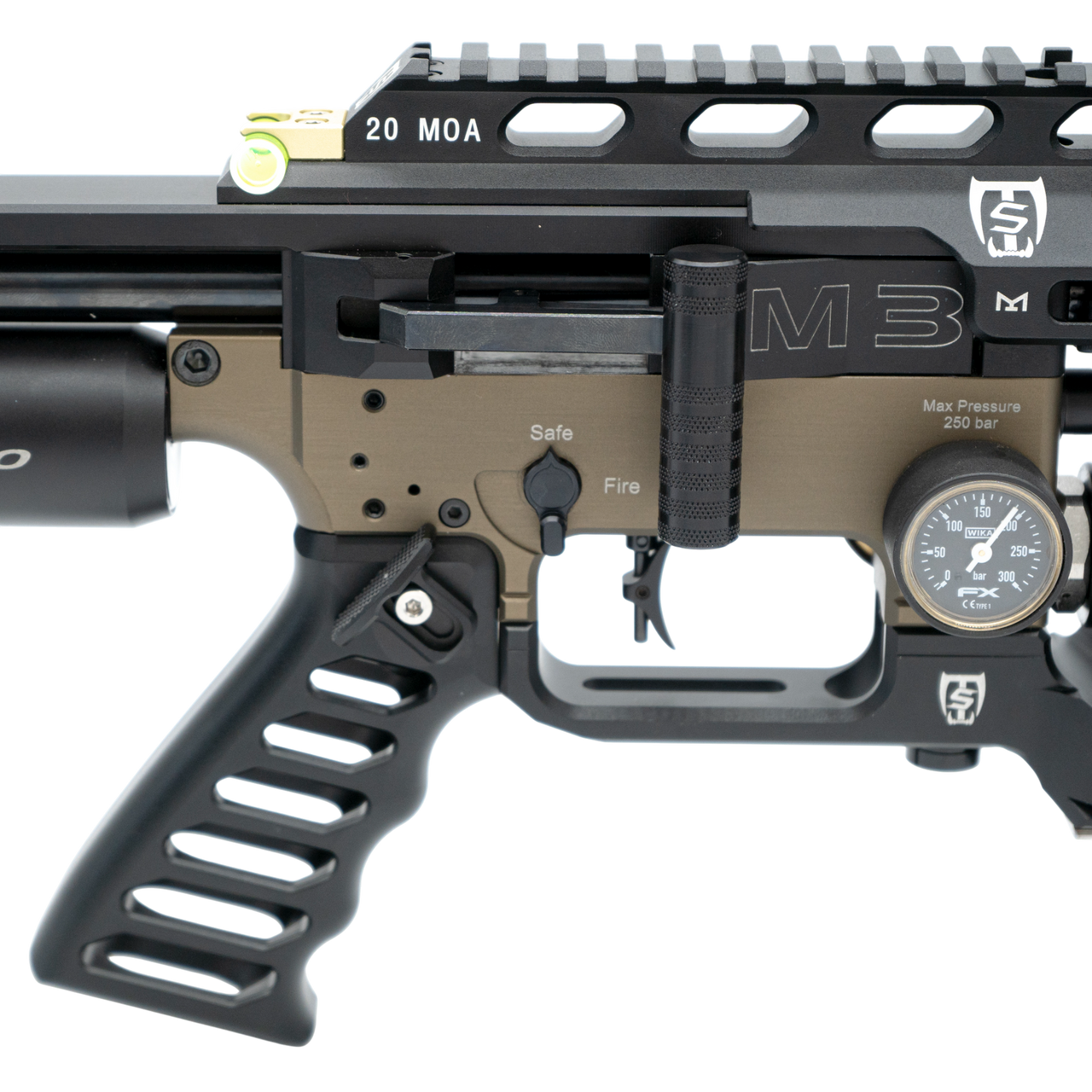 Saber Tactical AR Style Grip with Ambidextrous Thumb Rest ST0049